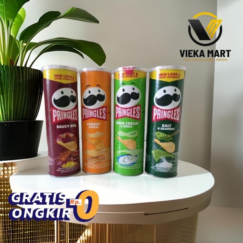 Jual Pringles Potato Crisps 107g | Shopee Indonesia