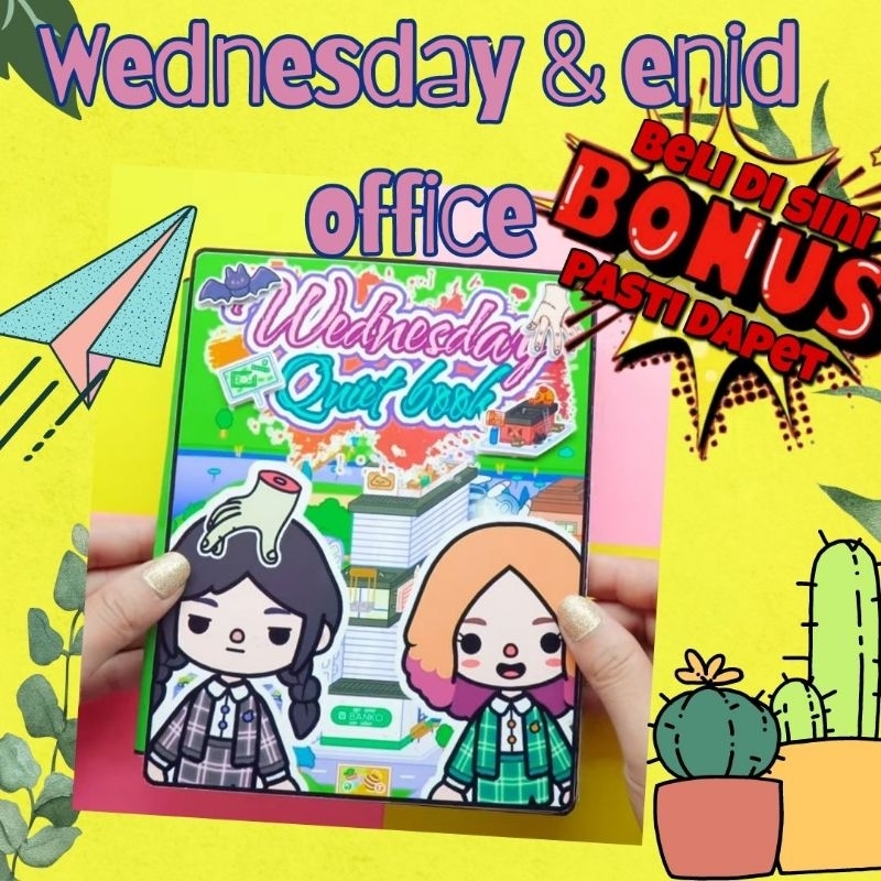 Jual [FREE GIFT] TOCA BOCA LIFE BOOK / BUKU TOCA BOCA / WEDNESDAY ENID