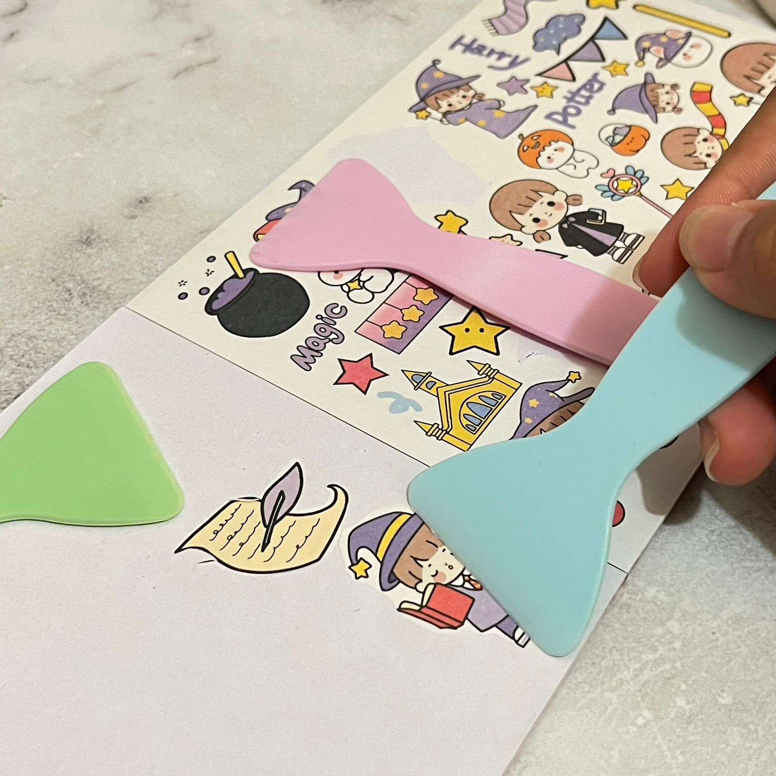 Jual Perata Sticker Ukuran 11cm Spatula DIY Scrapbook Jurnaling Stiker ...
