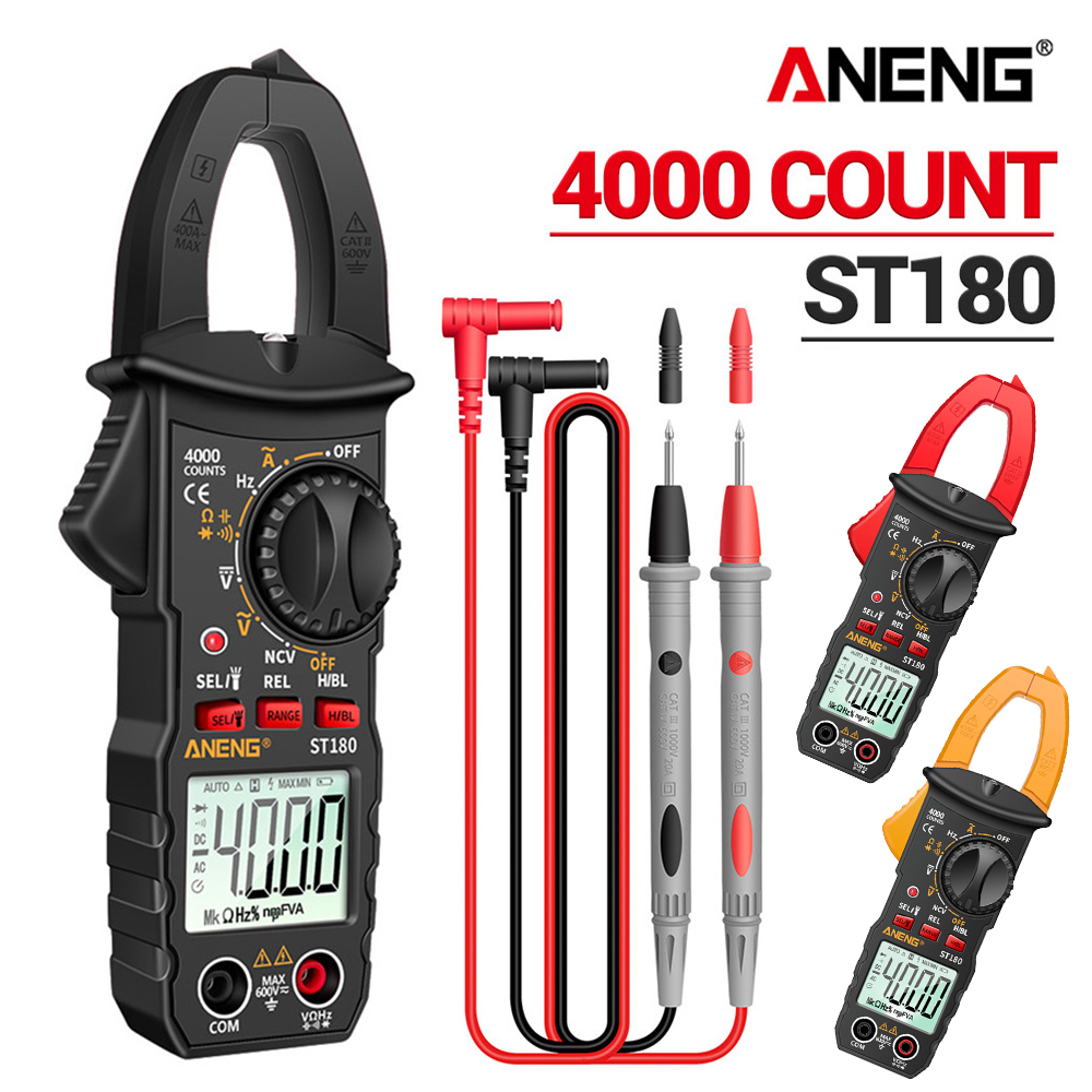 Jual Taffware ANENG Multimeter Digital Clamp Meter Voltage Tester Alat ...