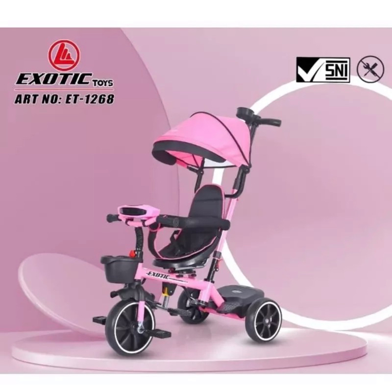 Jual Sepeda Anak Roda Tiga Murah Model Terbaru Merk Exotic ET 2251