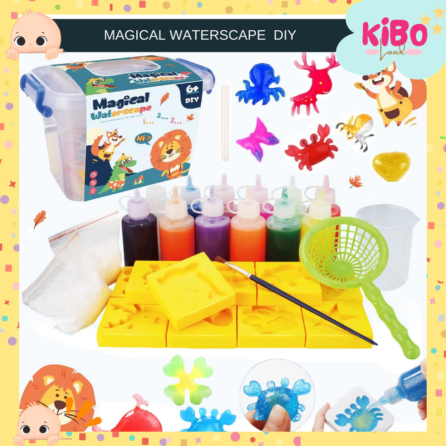 Jual Magical Waterscape DIY Edukasi Kreatif Jelly Warna magic water spirit  - BESAR - Kota Malang - Happysmart_olshop
