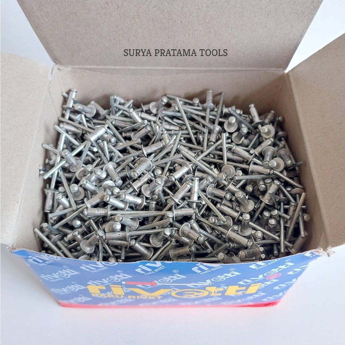 Jual Paku Rivet 537 Rivetti Isi 1000 Pcs Ukuran 4mm x 9,5mm | Shopee ...
