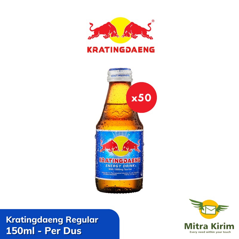 Jual Kratingdaeng Reguler Minuman Energi 150ml X 50pcs - Per Dus [KARGO ...