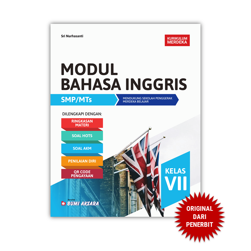 Jual Modul Bahasa Inggris Kelas VII SMP MTs Kurikulum Merdeka Bumi ...