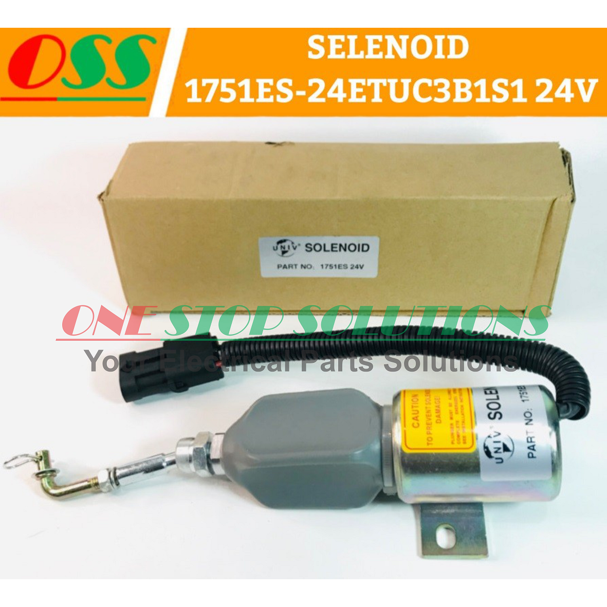 Jual Selenoid Solenoid Es Etuc B S V Univ Untuk Genset Alat Berat Shopee Indonesia