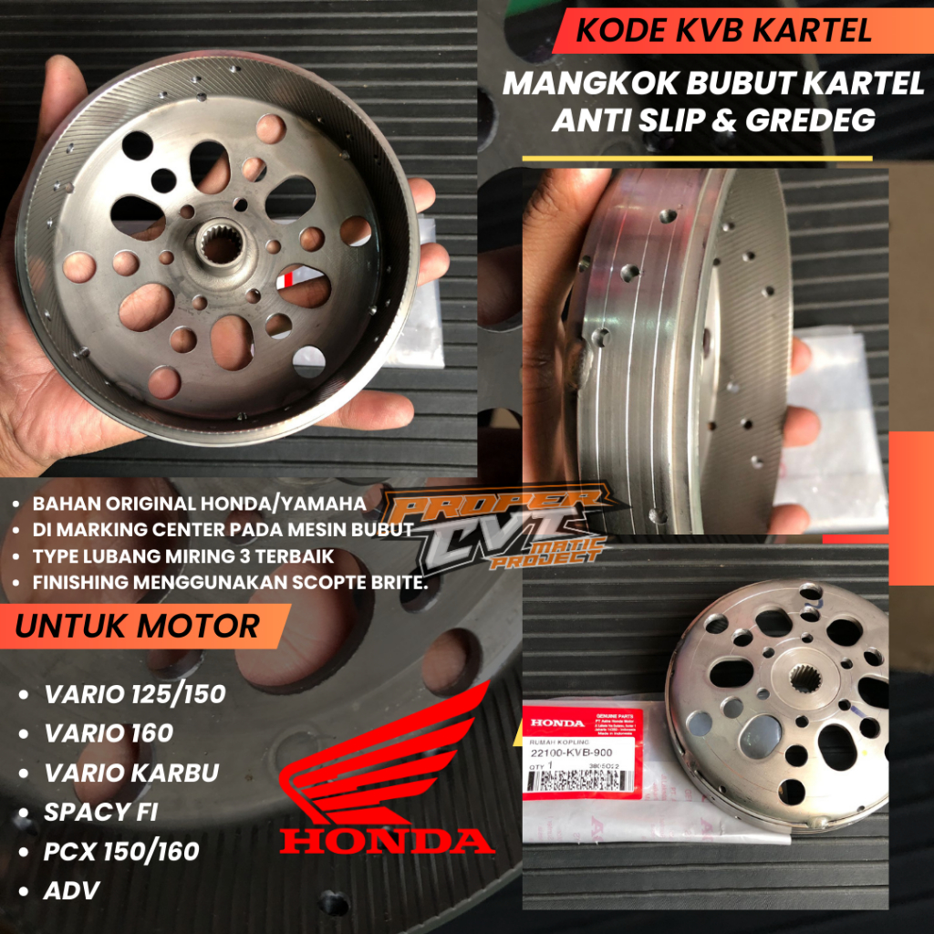 Jual MANGKOK VARIO 125-150 KARTEL SPACY FI VARIO KARBU VARI0 160 PCX ...