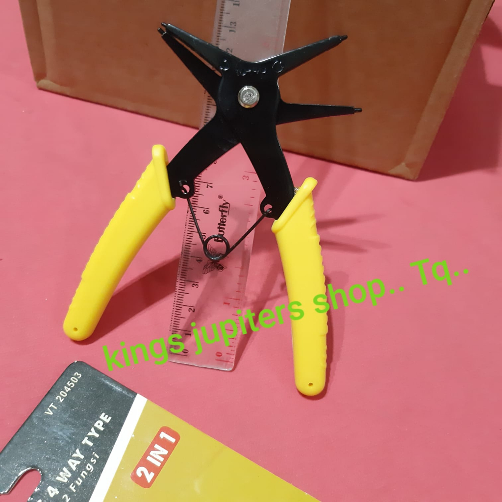 Jual 4 WAY Tang snapring lurus BUKA TUTUP bengkok tang snap ring tang ...