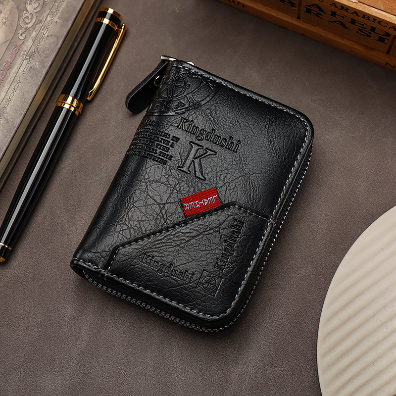 Jual DOMPET KARTU PRIA RESLETING KULIT HITAM ASTARO WA702B5 CARD HOLDER