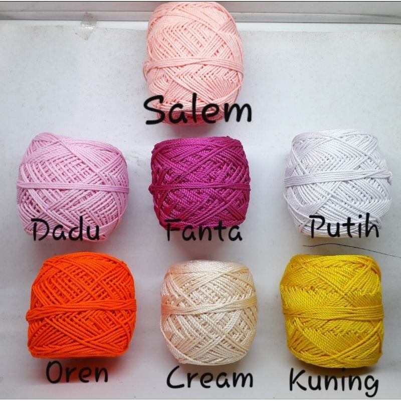 Jual ( COD ) BENANG RAJUT 100 gr , BENANG RAJUT MURAH , BENANG RAJUT ...