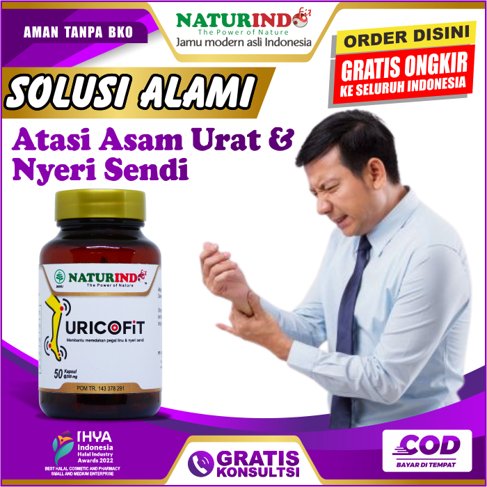 Jual URICOFIT OBAT ASAM URAT DAN KOLESTEROL NYERI SENDI JAMU HERBAL ...