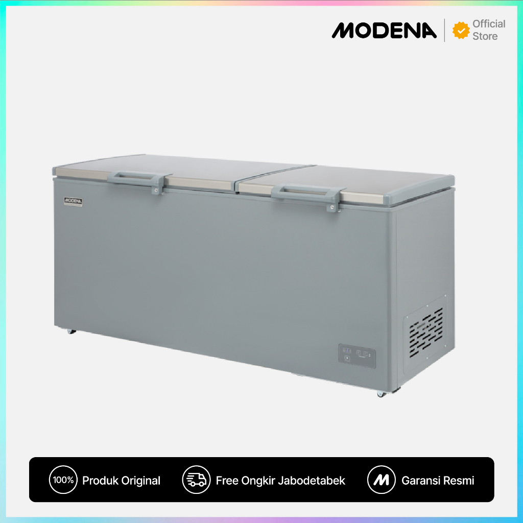 Jual MODENA Chest Freezer - MD 45 (430 Liter) | Shopee Indonesia