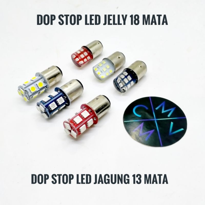 Jual [READY STOCK] DOP LAMPU STOP REM LED KEDIP FLASH 13 Mata / BOHLAM ...