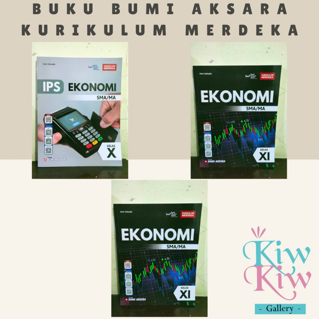 Jual Buku IPS Ekonomi Kelas 10, 11, 12 SMA/MA Kurikulum Merdeka - Bumi ...