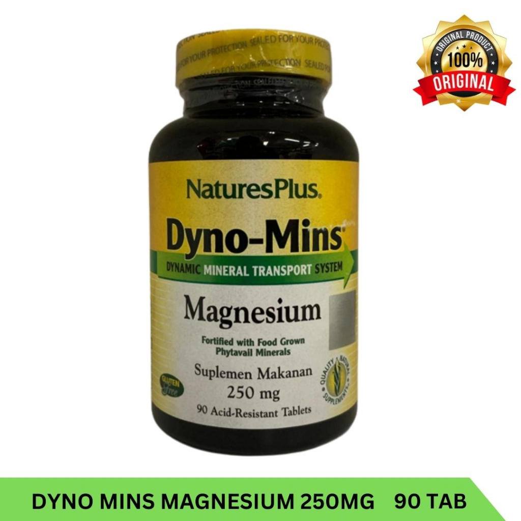 Jual Natures nature nature's Plus Dyno Mins Magnesium 90 Tablet ...