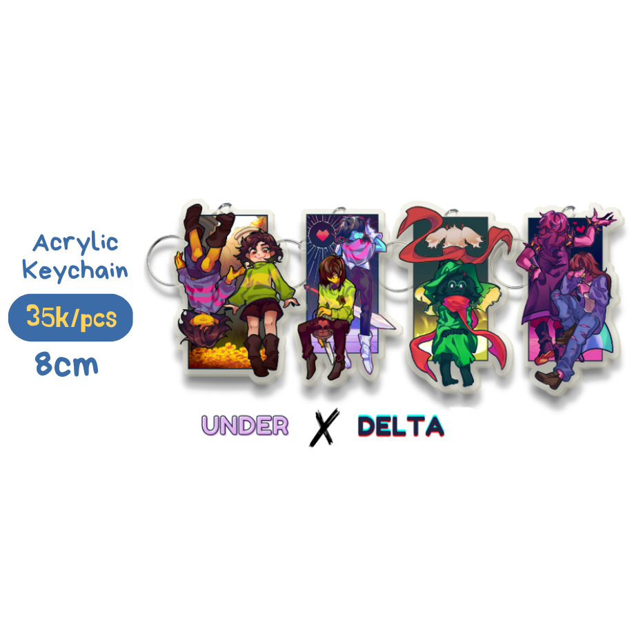 Jual Deltarune & Undertale Keychain 2 Side | Shopee Indonesia