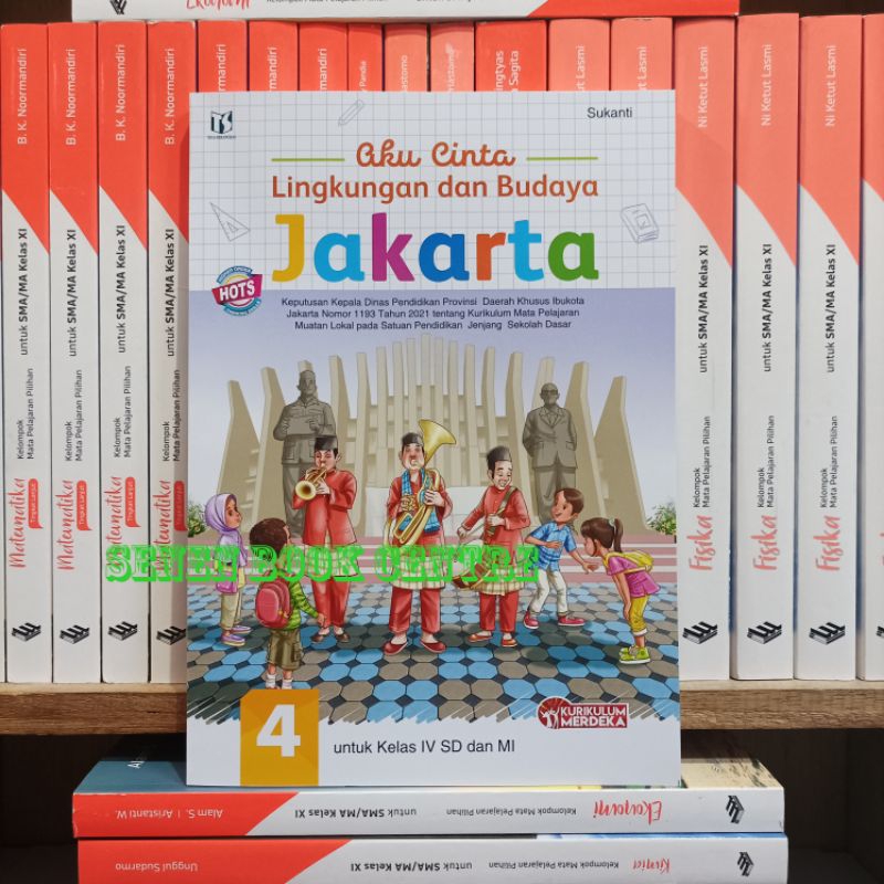 Jual Buku Aku Cinta Jakarta Kelas Sd Mi Kurikulum Merdeka Tiga