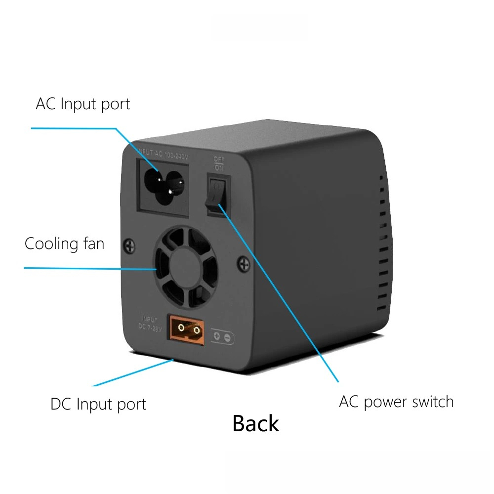 Jual ToolkitRC P200 Mini 30V AC100W DC200W Desktop Power Supply USB ...