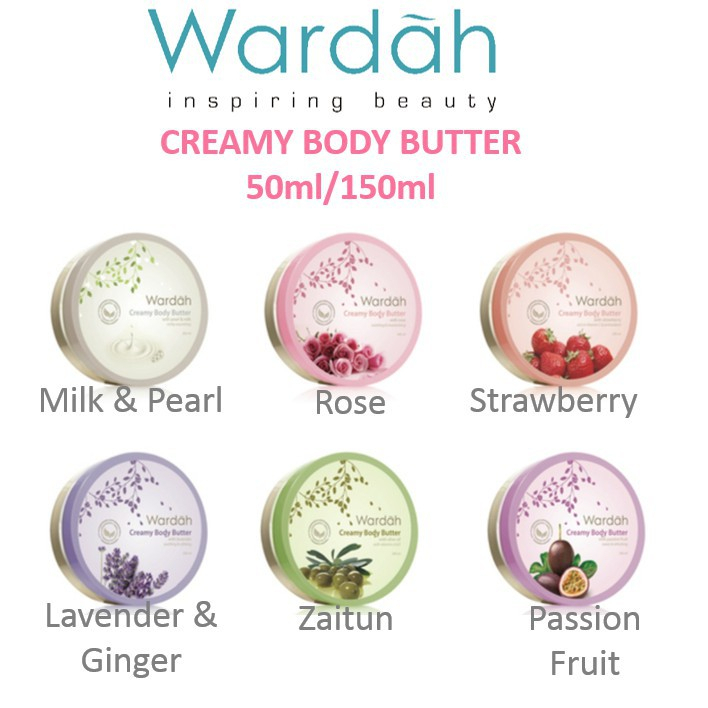 Jual Wardah Creamy Body Butter{150ML/50ML} Shopee Indonesia