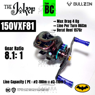 Promo Reel Bullzen Joker Reel Pancing Spinning Diskon 17% Di