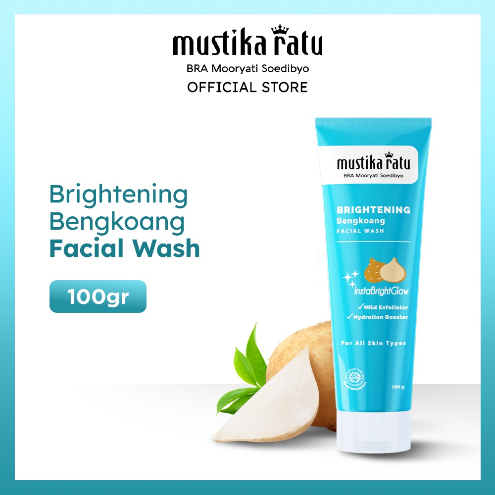 Jual Mustika Ratu Brightening Bengkoang Facial Wash 100 G 40 G