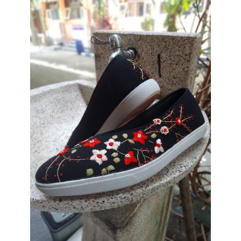 Jual sepatu wanita homemade handmade olahraga sepatu lari kasual slip ...