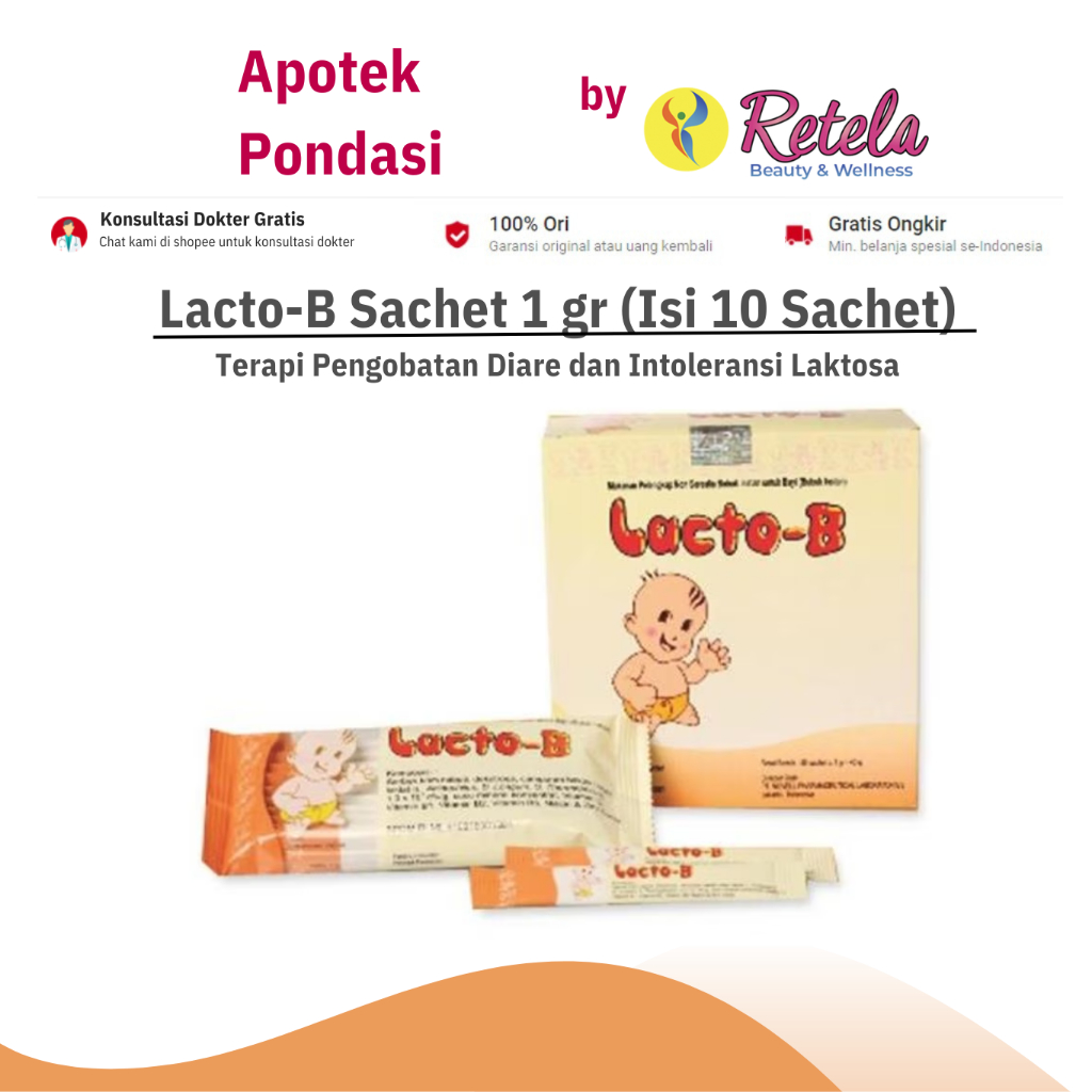 Jual LACTO-B 10 SACHET | Shopee Indonesia