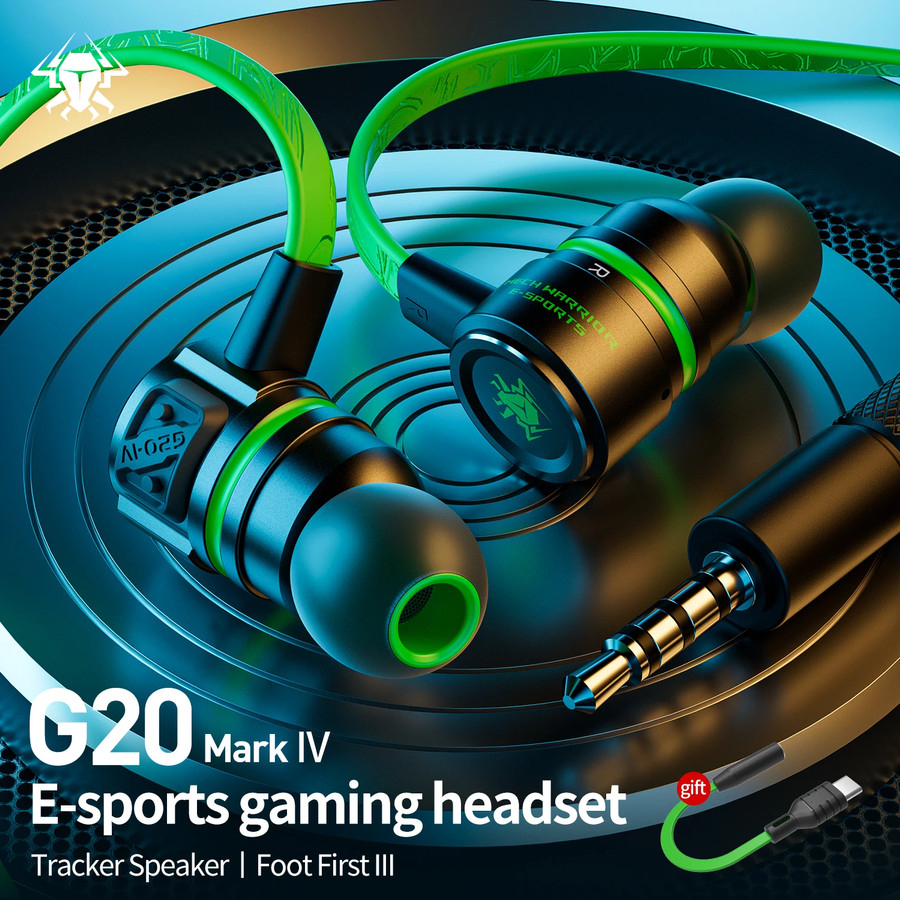 Jual PLEXTONE G20 Mark IV Earphone Gaming In-Ear Type C AUX E-Sports | Shopee Indonesia