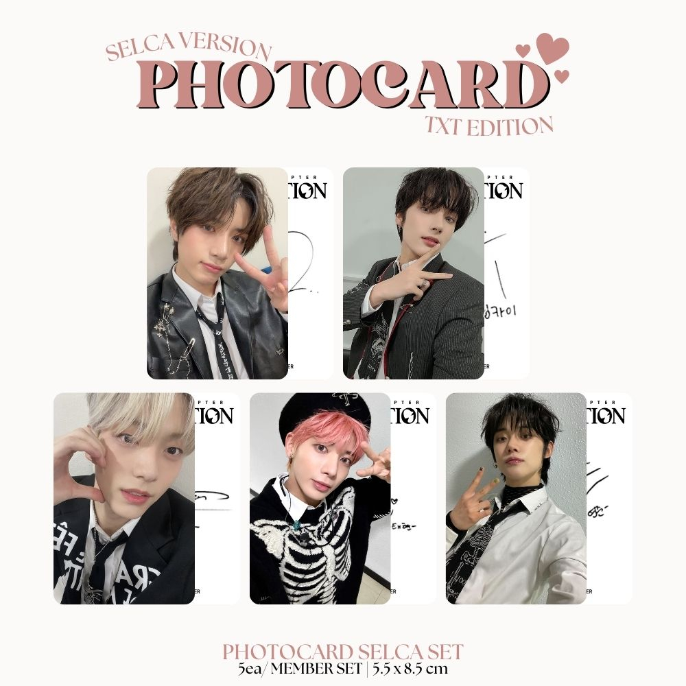 Jual Photocard Tomorrow X Together Selca Temptation 2sisi Isi 5 Pcs