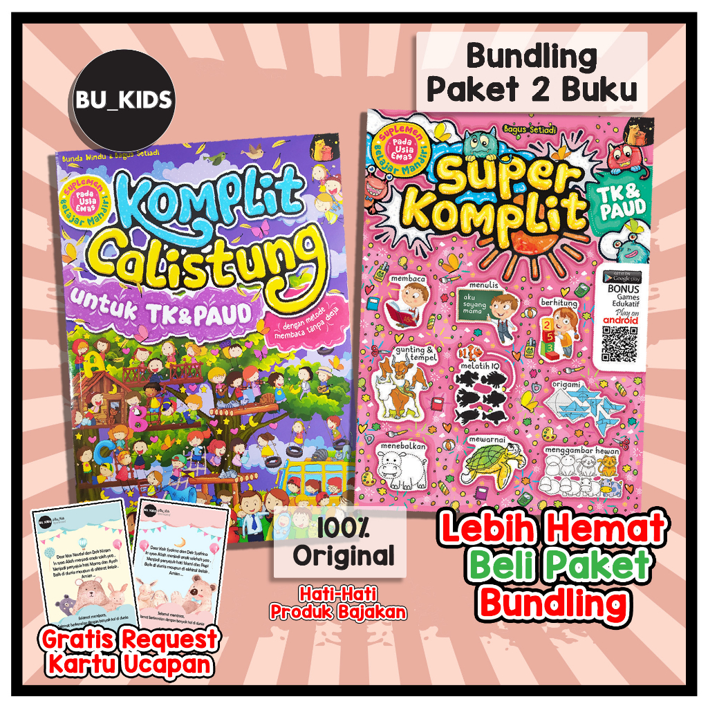 Jual Buku Belajar Anak Tk Paket Komplit Super Komplit Tk & Paud ...