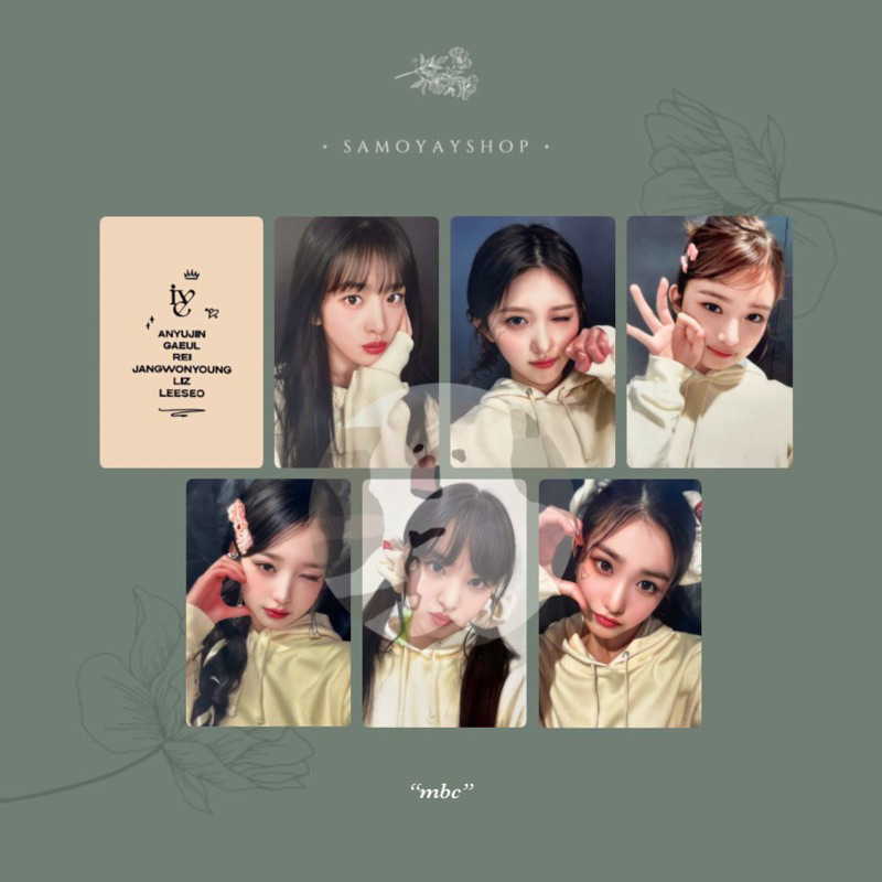 Jual Photocard Ive Mbc Open Broadcast Yujin Gaeul Rei Wonyoung Liz