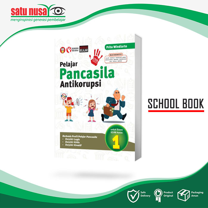 Jual Buku Pelajar Pancasila Anti Korupsi Untuk Siswa SD/MI Kelas 1 ...