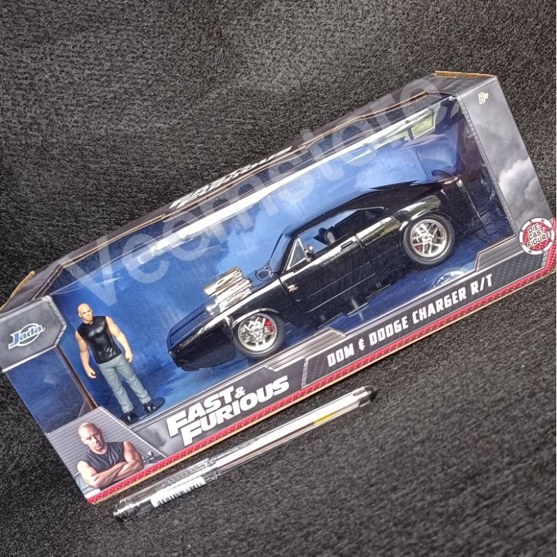 Jual Die Cast 1:24 Dom Dodge Charger RT [Jada] Fast and Furious ...