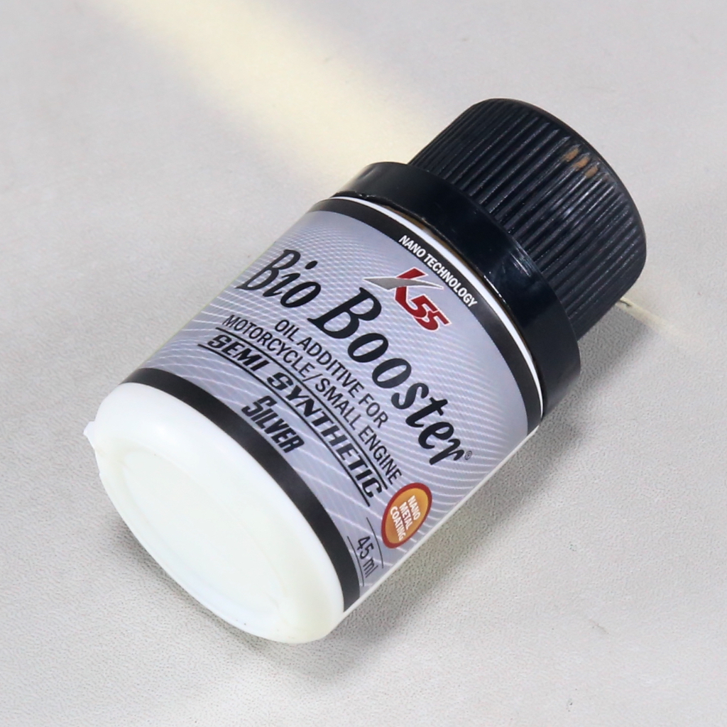 Jual BIO BOOSTER - Engine Oil Additive Semi Synthetic SILVER MOTOR 45ml ...