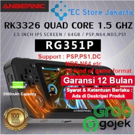 Jual Anbernic Rg351p Handheld Retro Game Console Open Source Linux