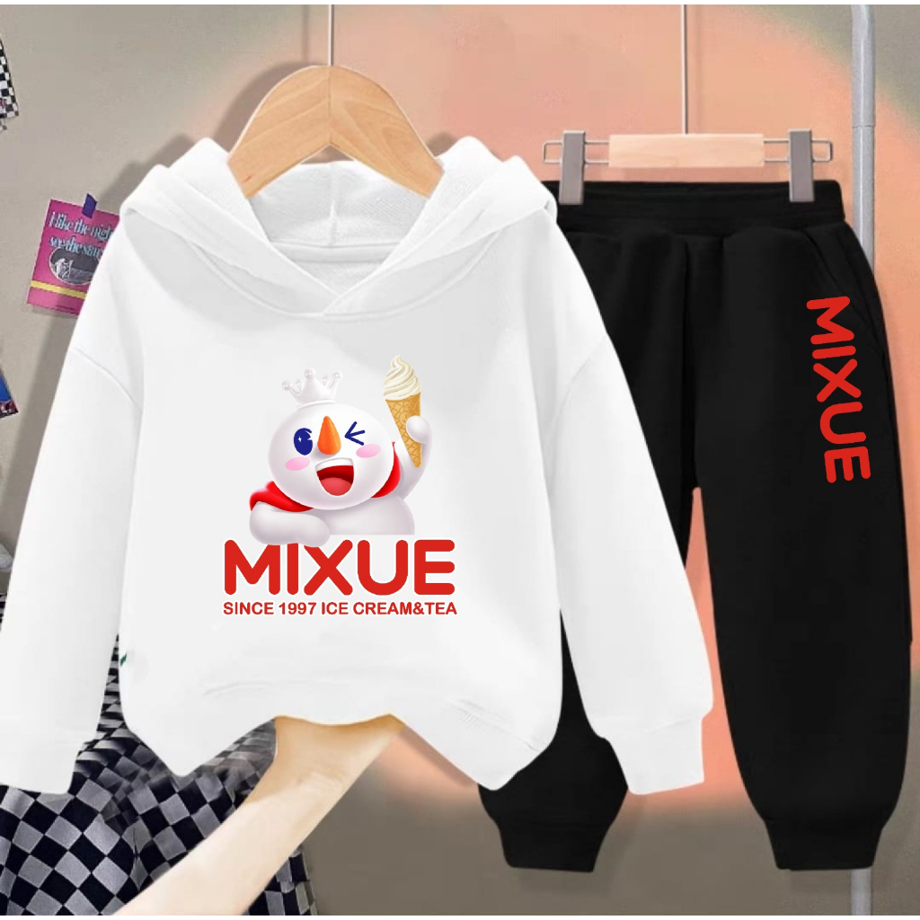 Jual PAKAIAN ANAK ANAK 1 SET CELANA DAN SWEATER MIXUE | Shopee Indonesia