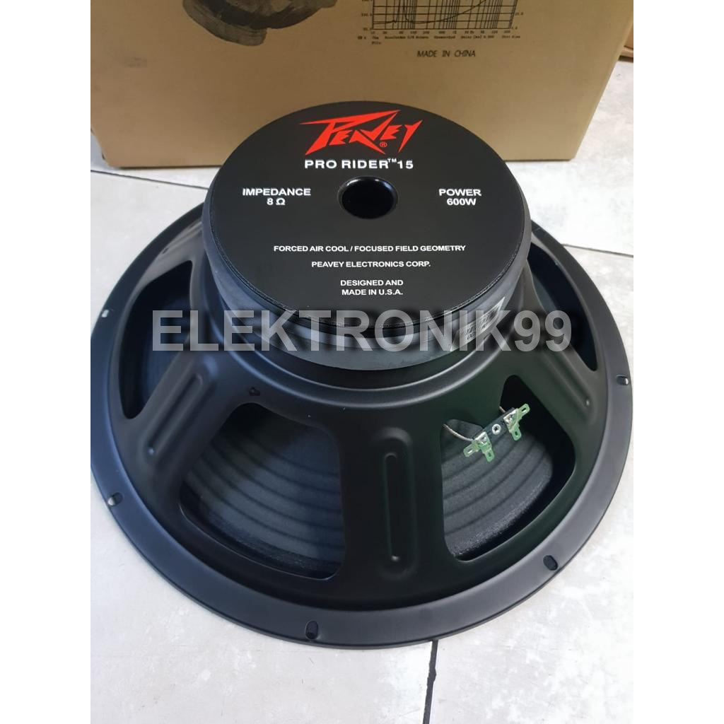 Jual SPEAKER KOMPONENT PEAVEY PRO RIDER 15 INCH 600 / 800 watt | Shopee ...
