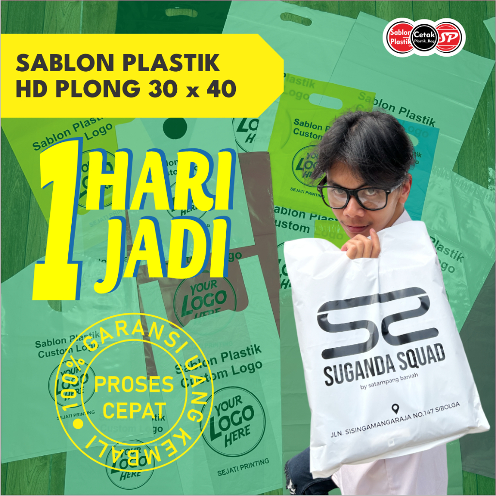 Jual Plastik Sablon Plong Hd 30x40 Free Design Bisa Cod Shopee Indonesia 9178