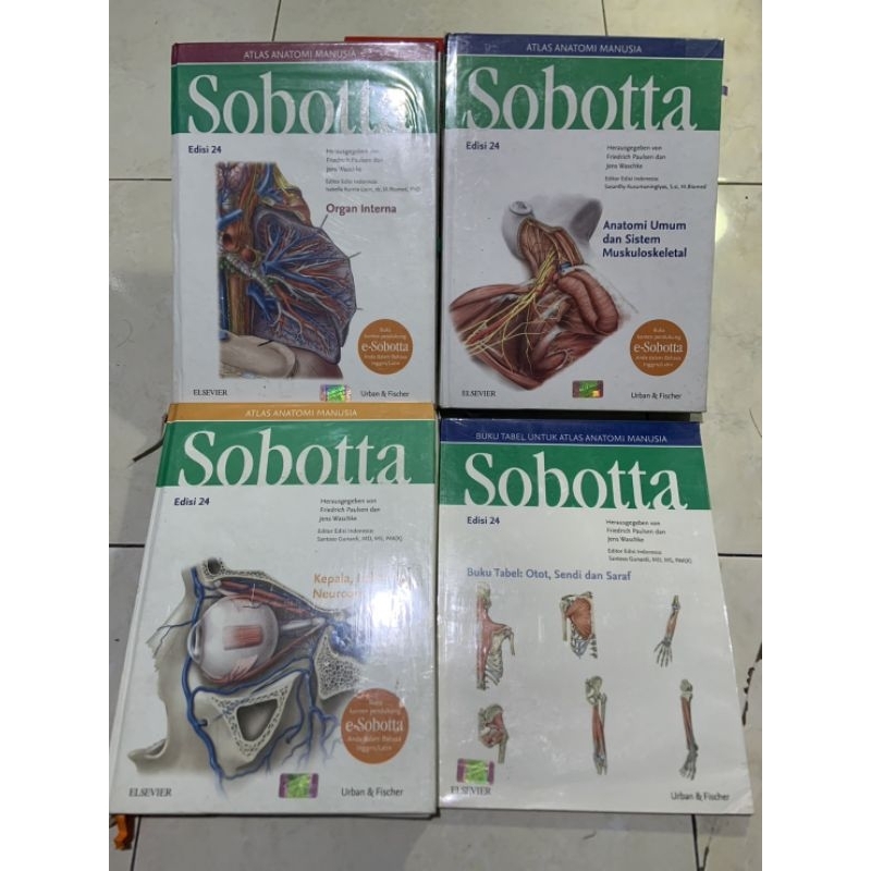 Jual [100% ORIGINAL] SOBOTTA ATLAS ANATOMI MANUSIA EDISI 24 (BEKAS ...