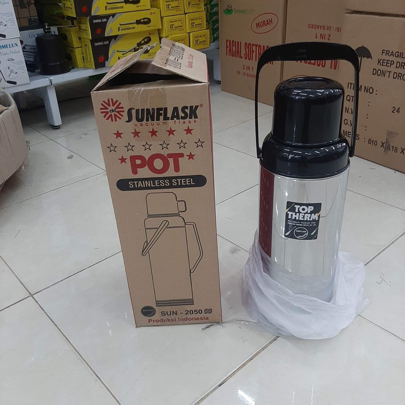 Jual KHUSUS INSTAN TIDAK BISA COD Sunflask Thermos Termos Stainless CKF ...