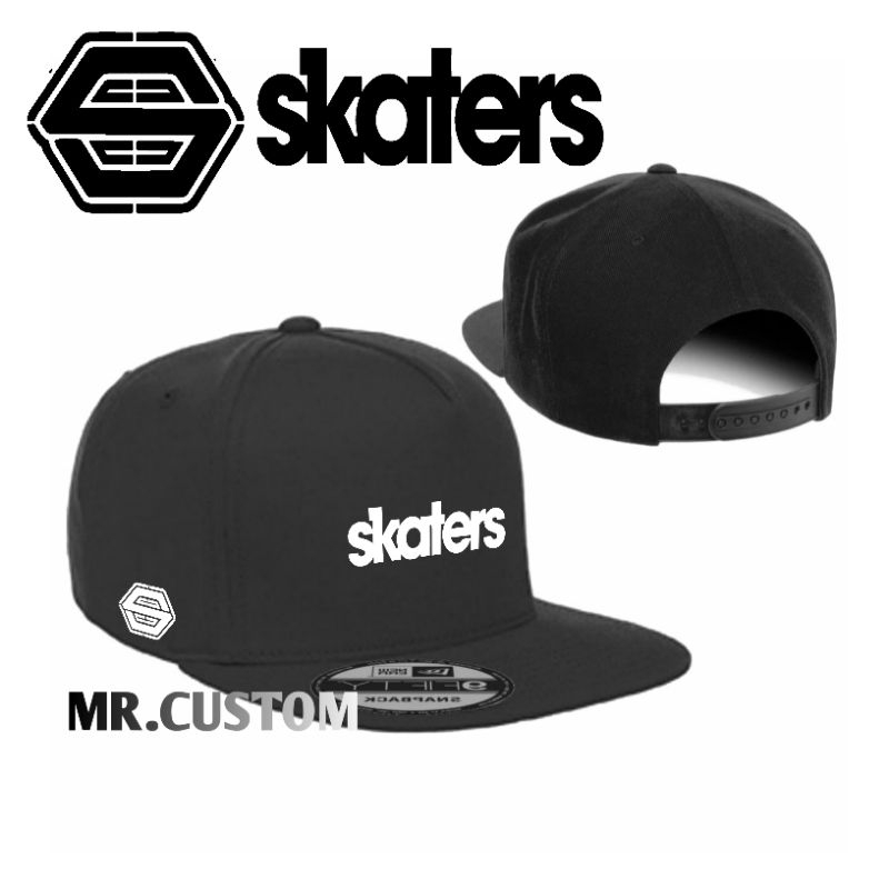 Topi snapback premium/topi snapback casual/Topi distro keren pria wanita  lokal brand SKATERS