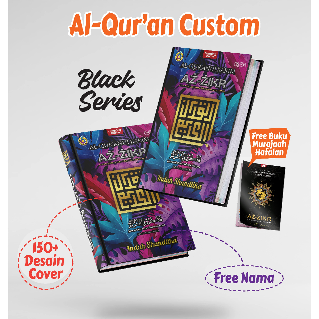 Jual AL QURAN CUSTOM NAMA ALQURAN HAFALAN TERJEMAH TAJWID LENGKAP ...