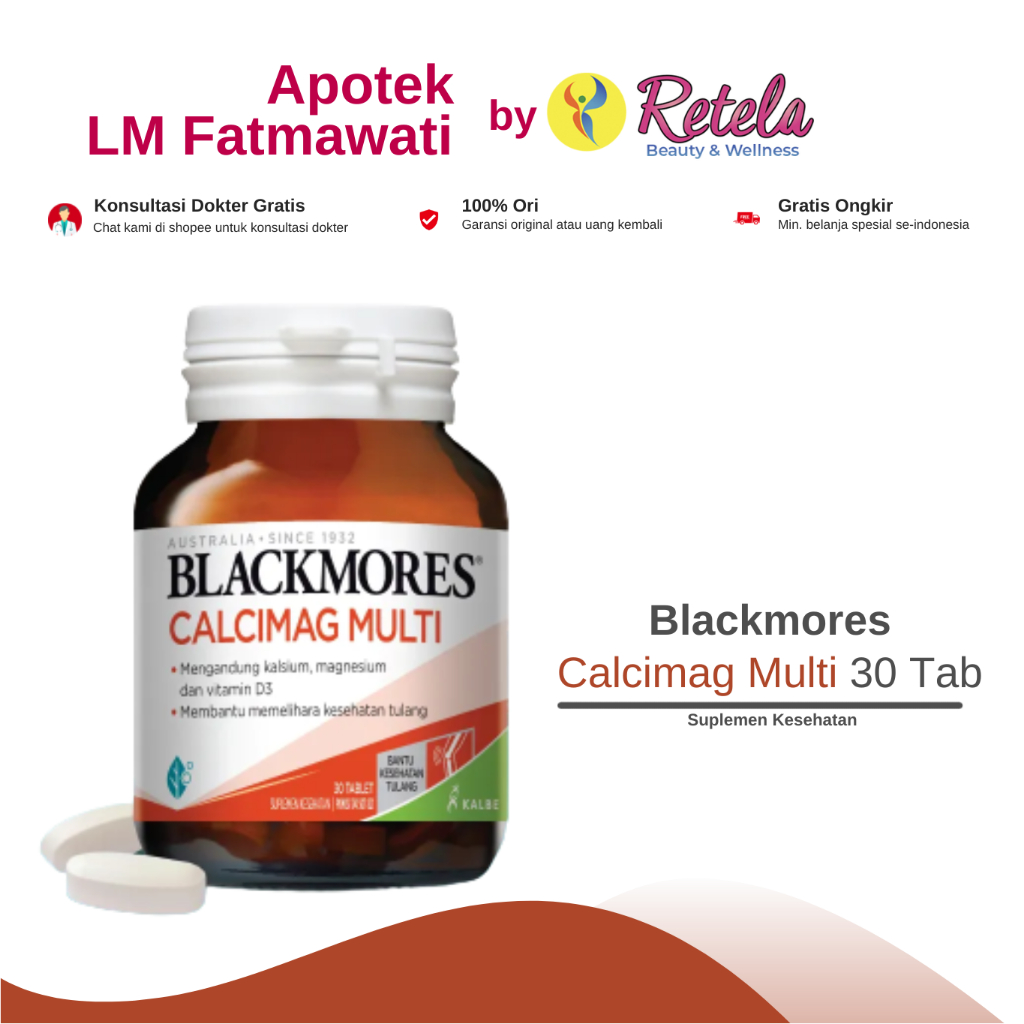 Jual BLACKMORES CALCIMAG MULTI 30 TABLET | Shopee Indonesia