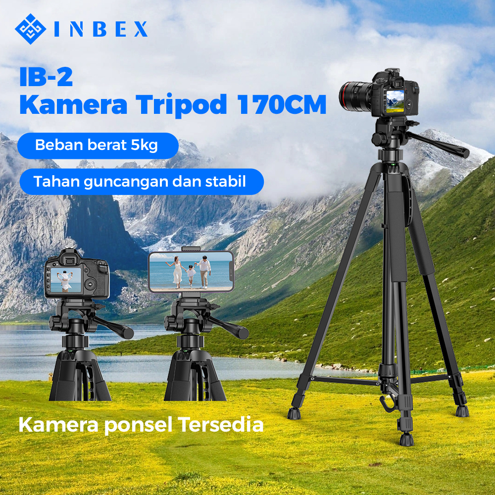 Jual INBEX Tripod Kamera fotografi profesional tripod paduan aluminium