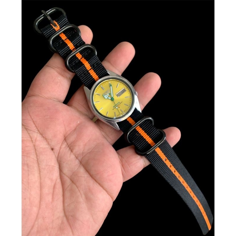 Jual Strap tali jam tangan nato kanvas pvd militari strap kanvas