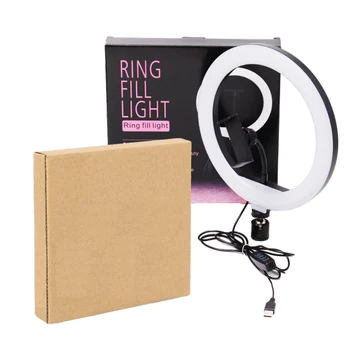 Lampu Ringlight Ring Light Led 26cm 26 Cm Selfi Live Streaming Lampu Cahaya Studio