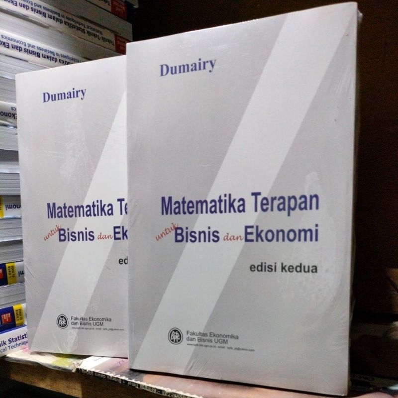 Jual Matematika Terapan Untuk Bisnis Dan Ekonomi Edisi Kedua 2020 ...