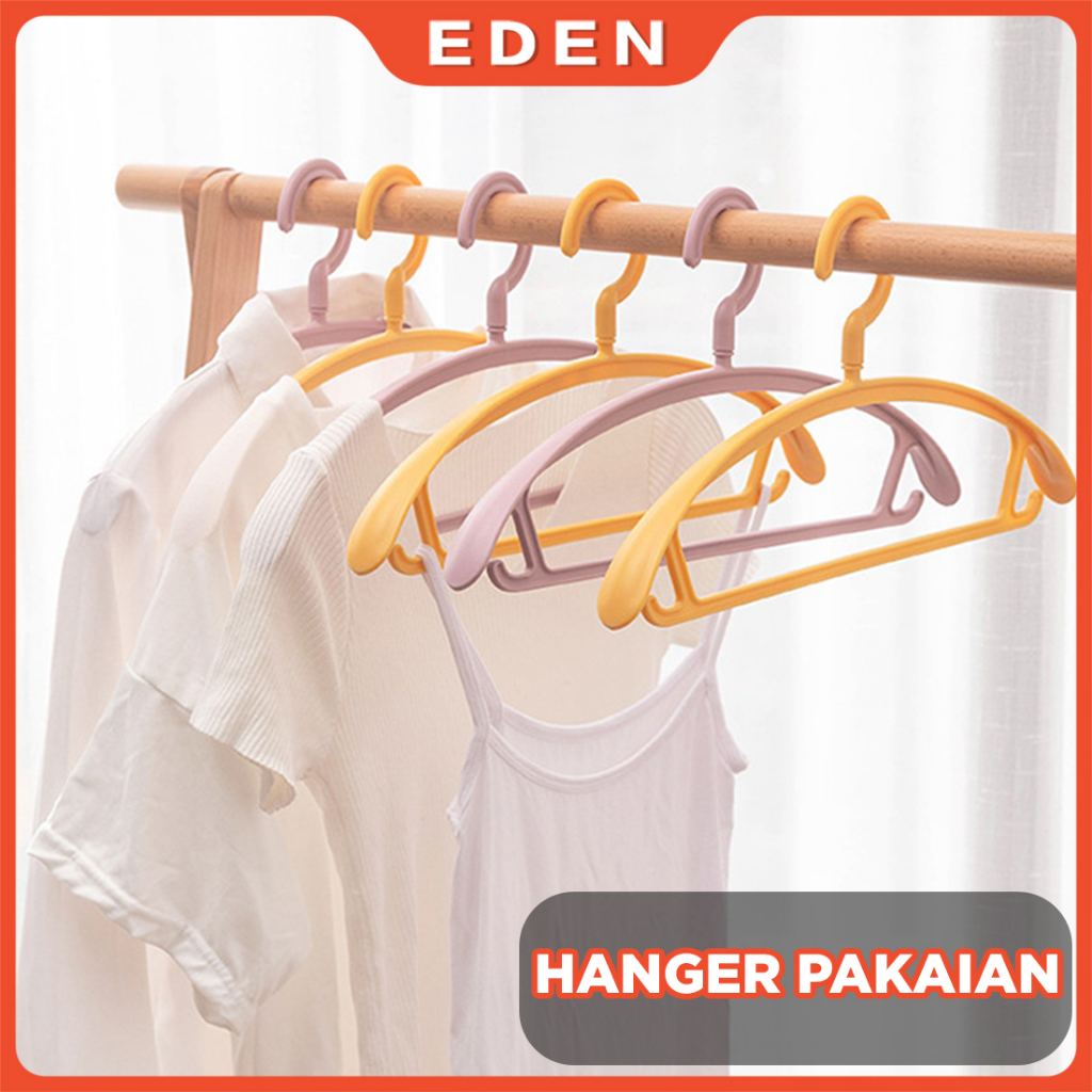 Jual GANTUNGAN BAJU HANGER PLASTIK | PLASTIC HANGER PAKAIAN LAUNDRY ...