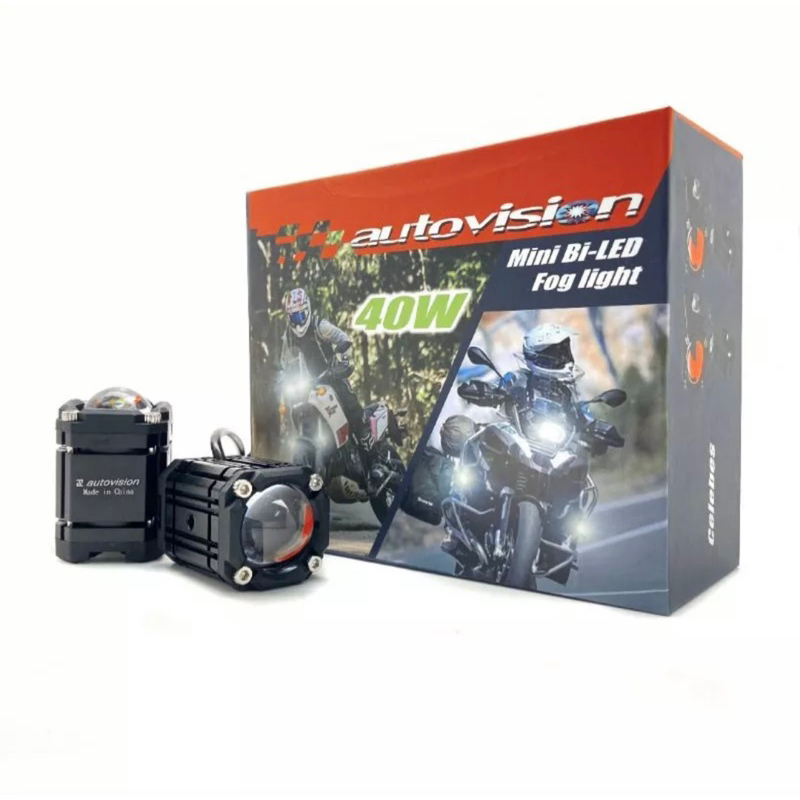 Jual Lampu Sorot AutoVision Bi-Led Laser Projector Komplittt (Mata 1-3 ...