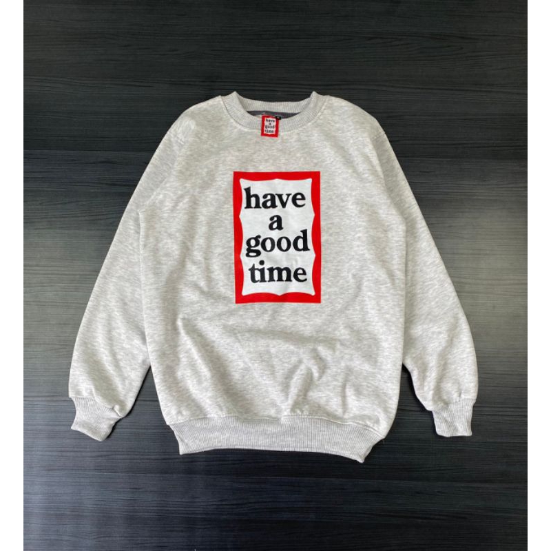 crewneck hagt crewneck have a good time sweater hagt sweater havw a good  time